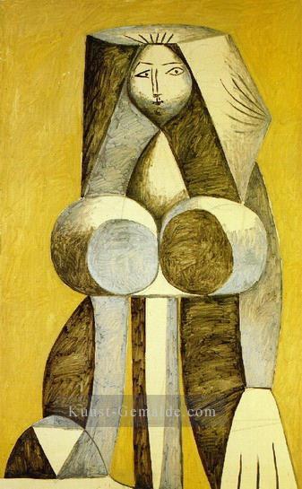 Femme debout 1946 Kubismus Ölgemälde